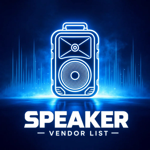 Speaker — Vendor List